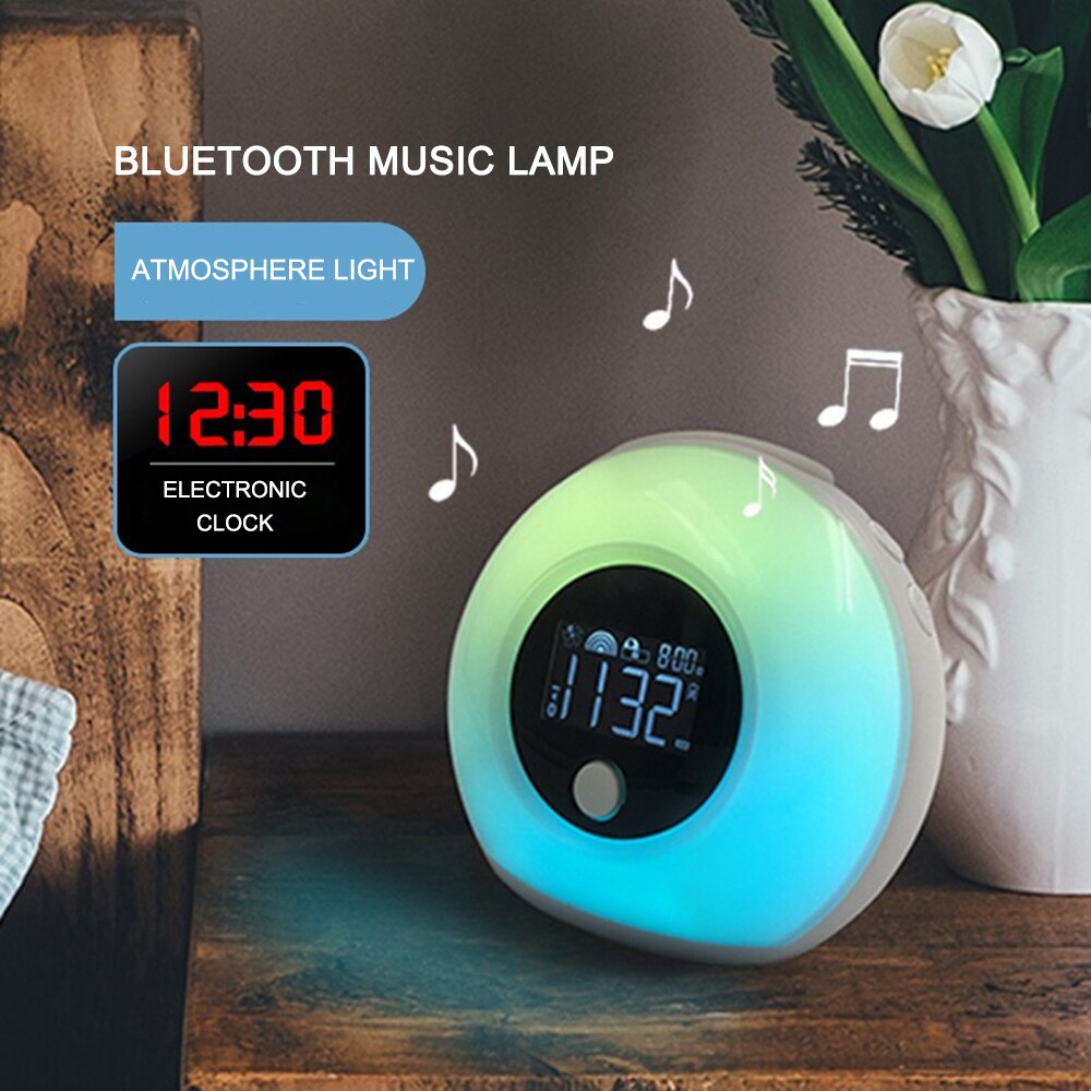 Radio Réveil Lumineux Wake-Up Bluetooth