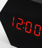 Réveil Bois Hexagonal | Réveil Idéal