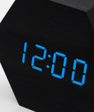 Réveil Bois Hexagonal | Réveil Idéal