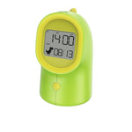 Réveil Enfant Dinosaure Vert Avec Adaptateur