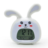 Réveil Lapin Design Blanc