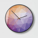 Horloge Moderne Dégradé de Violet