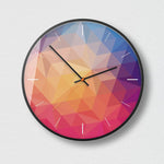 Horloge Moderne Nuance de Couleurs