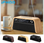 Radio Réveil Bluetooth Q2 Bois Naturel