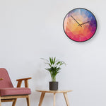 Horloge Moderne Nuance de Couleurs