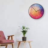 Horloge Moderne Nuance de Couleurs