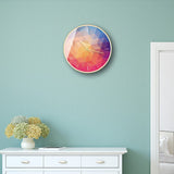 Horloge Moderne Nuance de Couleurs