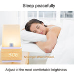 Réveil Bois Tactile Lumineux | Réveil Lumineux