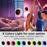 Radio Réveil Lumineux Couleurs Changeantes Luminothérapie Sonneries Nature