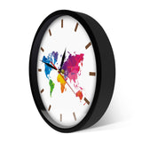 Horloge Moderne Monde Multicouleur