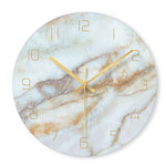 Horloge Moderne Marbre Blanc