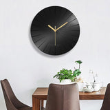 Horloge Moderne Acrylique Noir