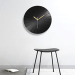 Horloge Moderne Acrylique Noir