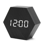 Réveil Bois Hexagonal | Réveil Idéal