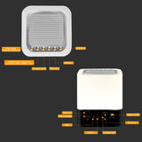 Radio Réveil Bluetooth Lumineux