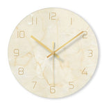 Horloge Moderne Marbre Blanc