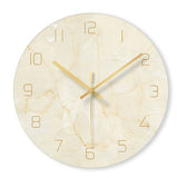 Horloge Moderne Marbre Blanc