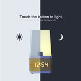 Réveil Bois Tactile Lumineux | Réveil Lumineux