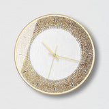 Horloge Moderne Déco Art Doré