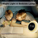 Radio Réveil Lumineux Couleurs Changeantes Luminothérapie Sonneries Nature