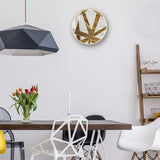 Horloge Moderne Déco Art Doré