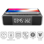Radio Reveil Chargeur Induction Bluetooth