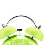 Réveil Enfant Double Cloche Vert Manuel