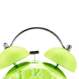 Réveil Enfant Double Cloche Vert Manuel