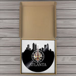 Horloge Murale Vinyle Atlanta