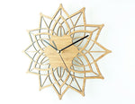 Horloge Murale Design Bois Naturel