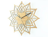 Horloge Murale Design Bois Naturel