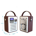 Radio Réveil Bluetooth Bois Dimensions
