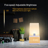 Réveil Bois Tactile Lumineux | Réveil Lumineux