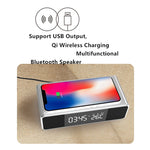 Radio Reveil Chargeur Induction Bluetooth