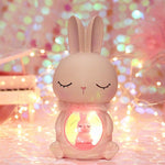 Veilleuse Lapin Rose