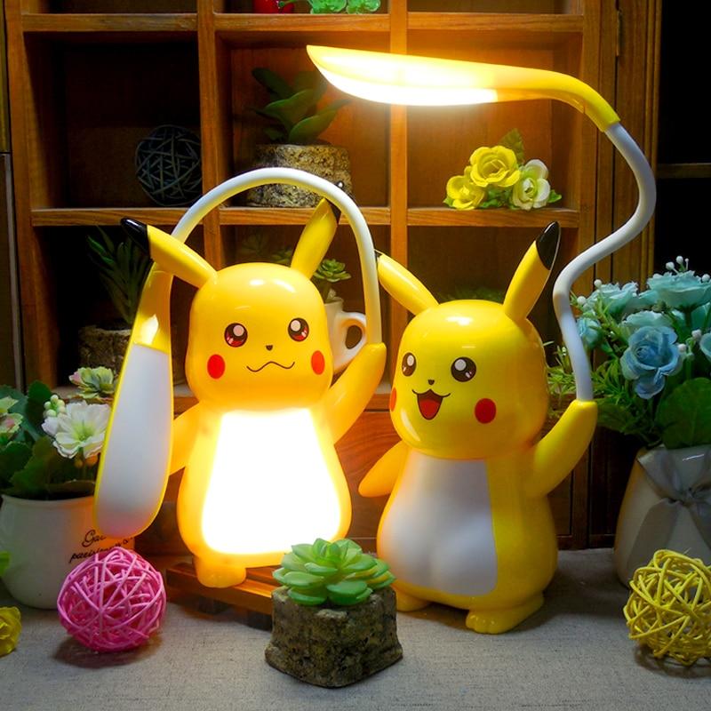 Pokemon Reveil Led pikachu et sasha 7 couleur interchangeables décoration  led