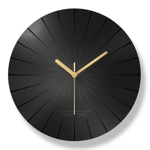 Horloge Moderne Acrylique Noir | Réveil Idéal