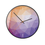 Horloge Moderne Dégradé de Violet | Réveil Idéal