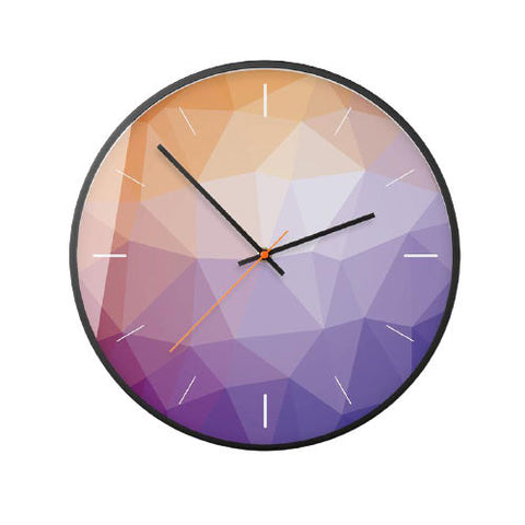 Horloge Moderne Dégradé de Violet | Réveil Idéal