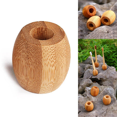 Porte Brosse à Dent Bambou
