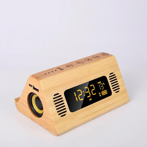 Réveil Bluetooth En Bois | Réveil Idéal