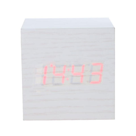 Reveil Cube Blanc | Réveil Idéal